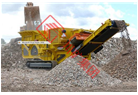 Crawler mobile crusher station